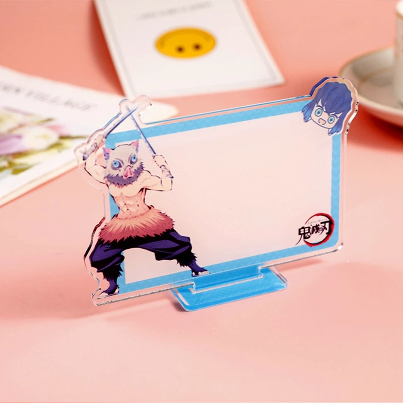 

Anime Peripheral Demon Slayer: Kimetsu no Yaiba Acrylic Message Board Desktop Mini Erasable Writing Memo Whiteboard Desk Deocr