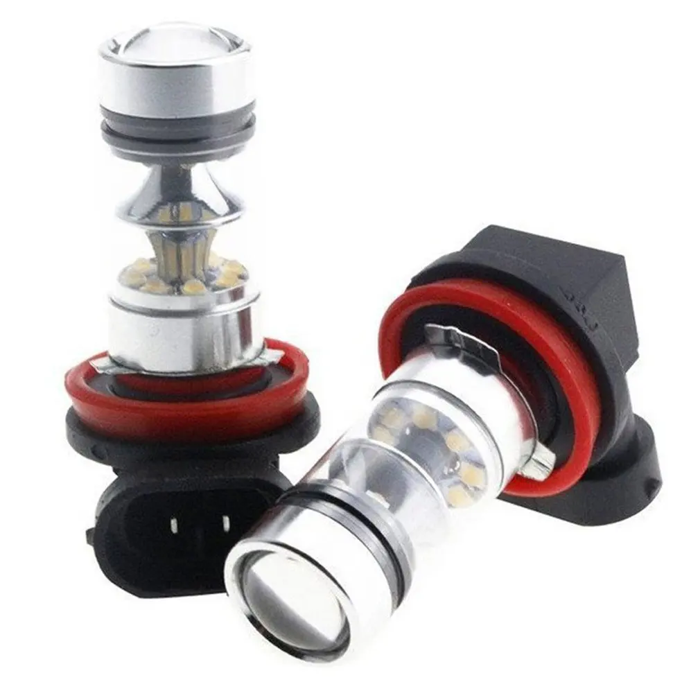 

2pcs Car Led Fog Light H11 100w High Power Led Anti Fog Lamp Fog Light Bulbs For Cars Trucks Fog Light Bulbs