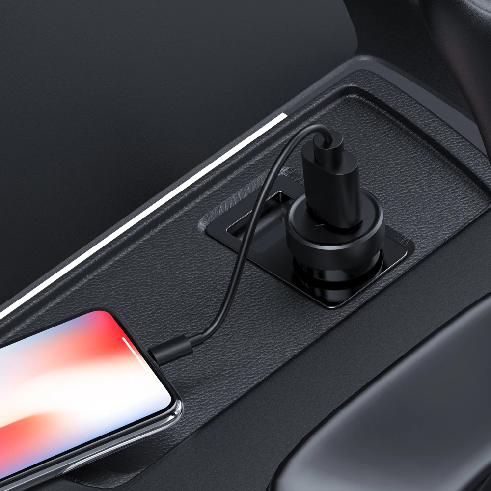 Автомобильное зарядное устройство Swalle USB для планшетов с функцией быстрой