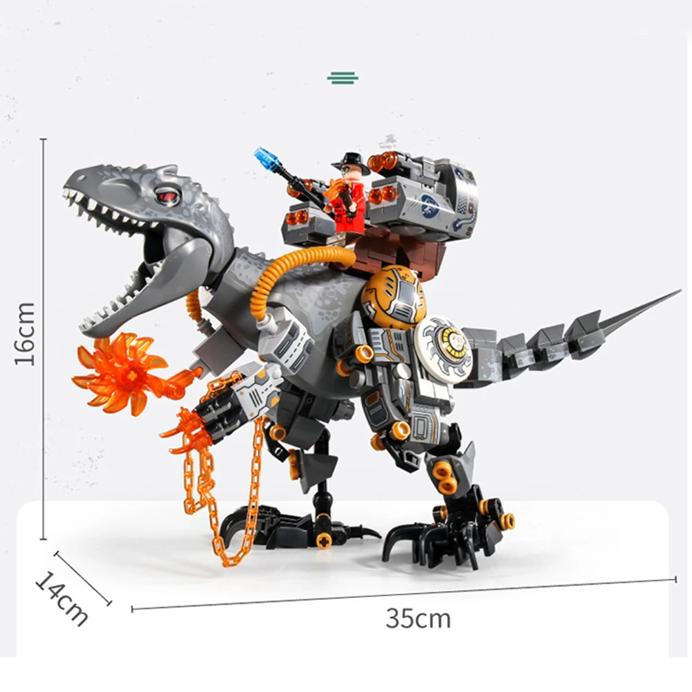 

Creator Expert Reload Tyrannosaurus Rex Dinosaurs 560 Pcs Moc Modular Buliding Blocks Brick Jurassic Park World Ideas Model Toys