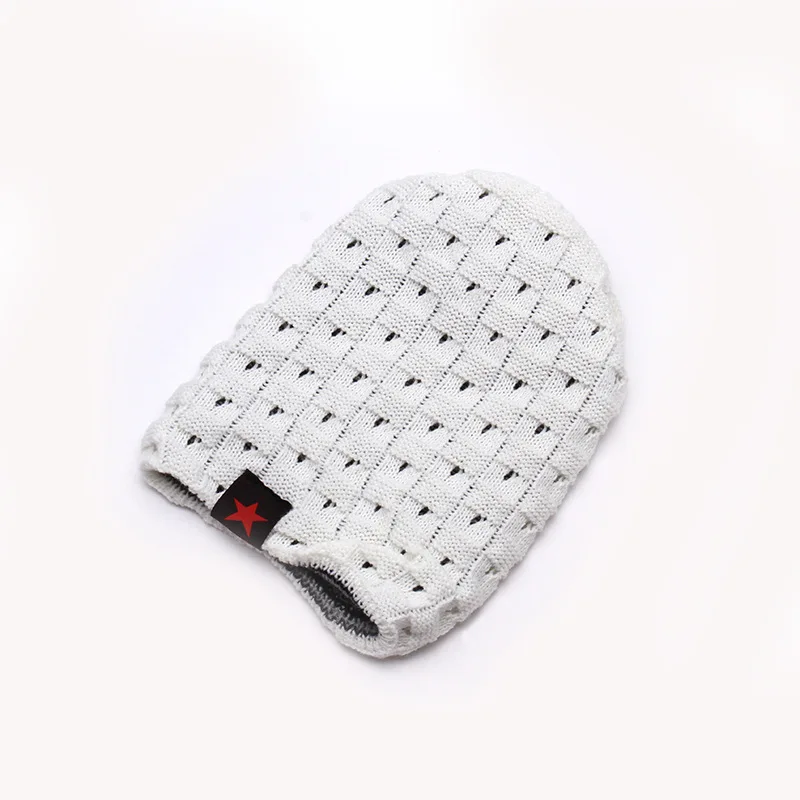 

Winter Warm Men Hat Women Knit Beanie Reversible Baggy Snow Cap Male Oversize Cap Warm Causal Accessories