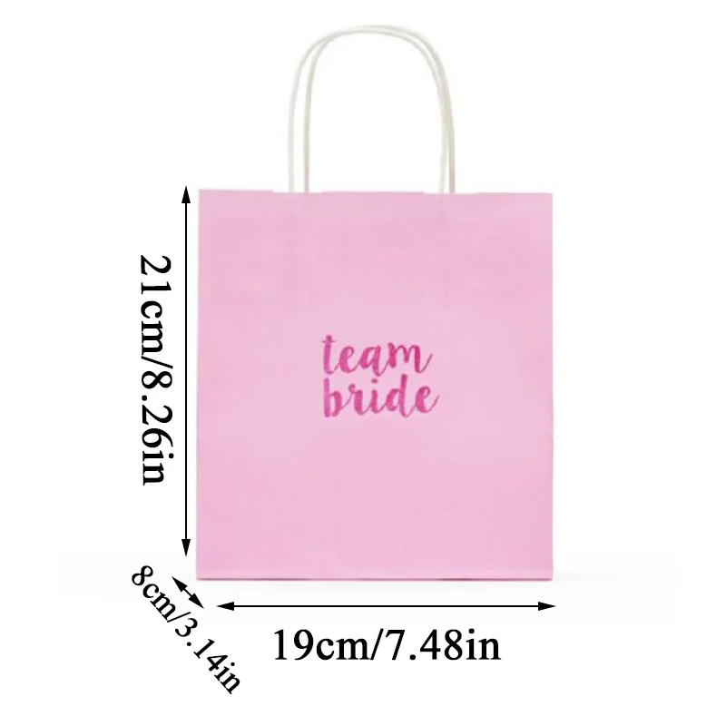 

1pc Wedding Decoration Team Bride To Be Gift Bag Packing Bridal Shower Hen Party Decoration Bridesmaid Gift Bachelorette Party