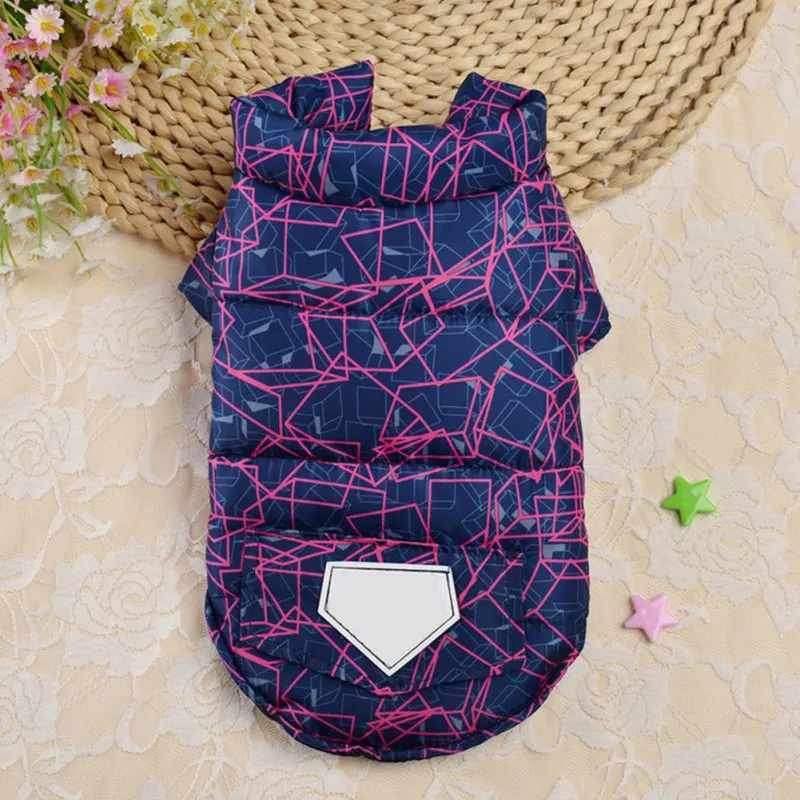 

Pet Cat Dog Cotton-padded Clothes Thickened Comfortable Soft Warm Breathable Coat Pet Dog Clothes Autumn Winter
