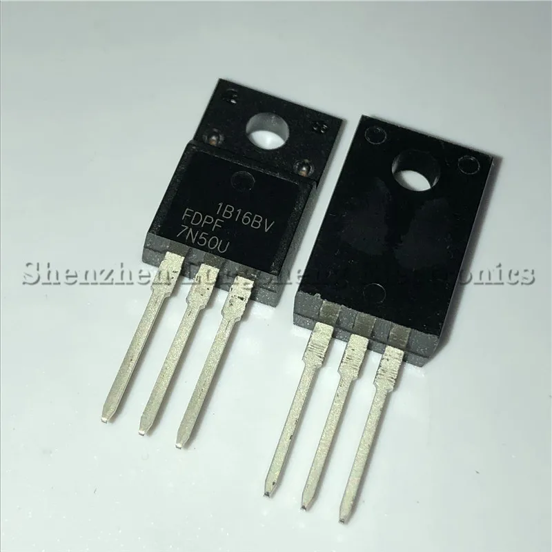 50 шт./лот 7N50U FDPF7N50U TO 220F 7A 500V MOSFET полевой эффект| |