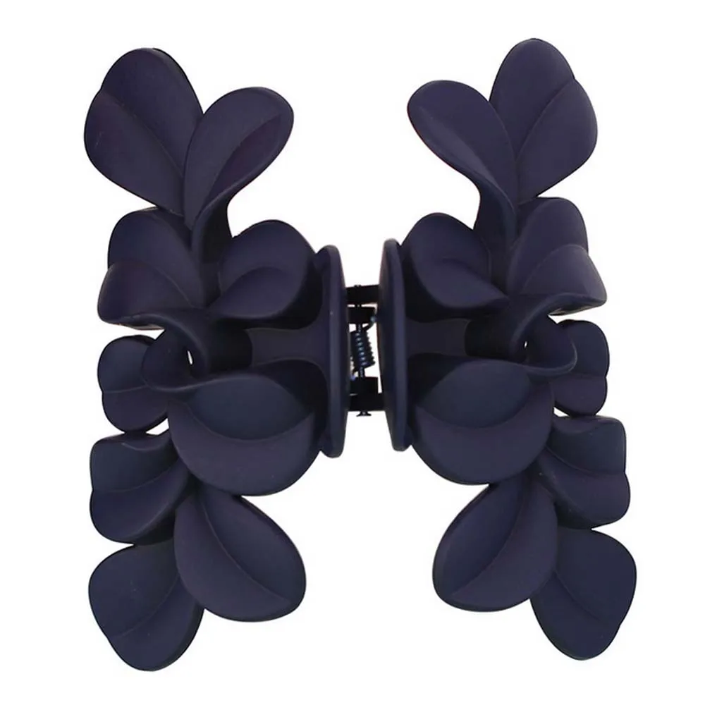 Крупные Цветочные Матовые Когти для волос Корейский простой зажим фиксации