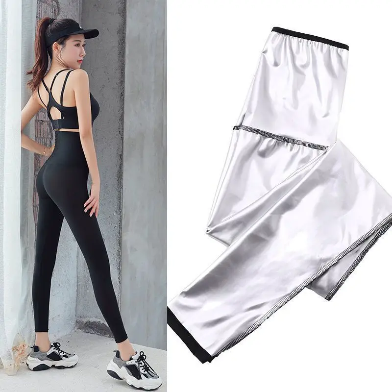 

Women's Sweatpants Exercise Weight Loss Yoga Pants Tight Fat Burning High Waist Plus Size Fitness Training Sweat Pants