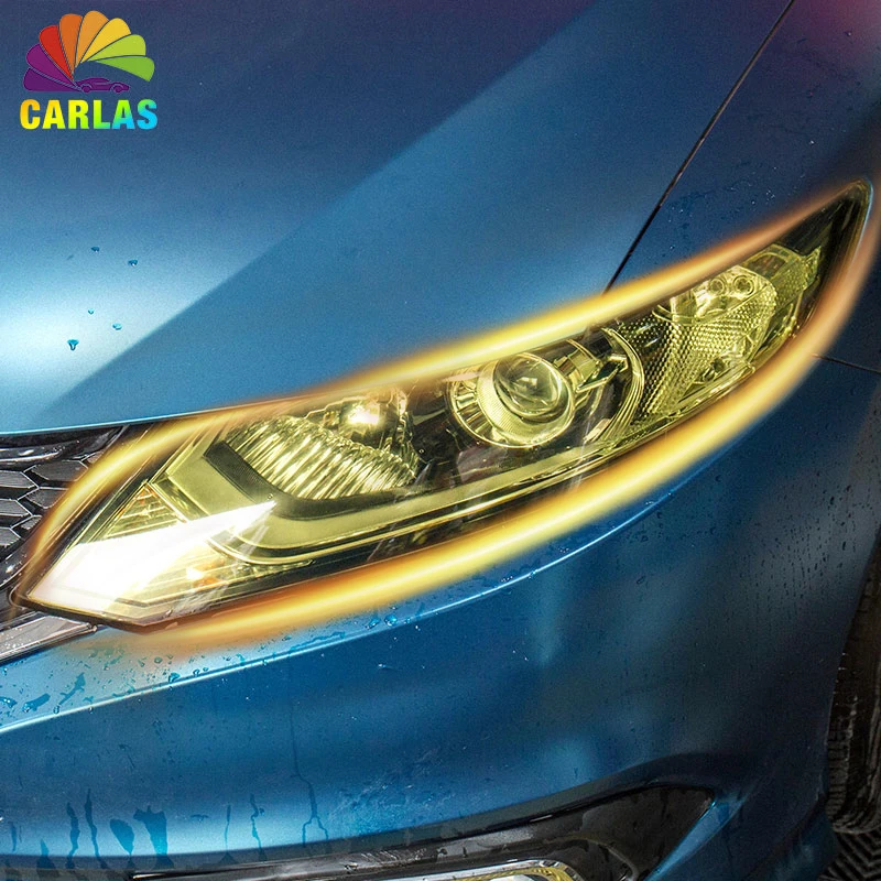 Автомобильная бронированная Тонировочная пленка для передних фар 30 см x 10 м
