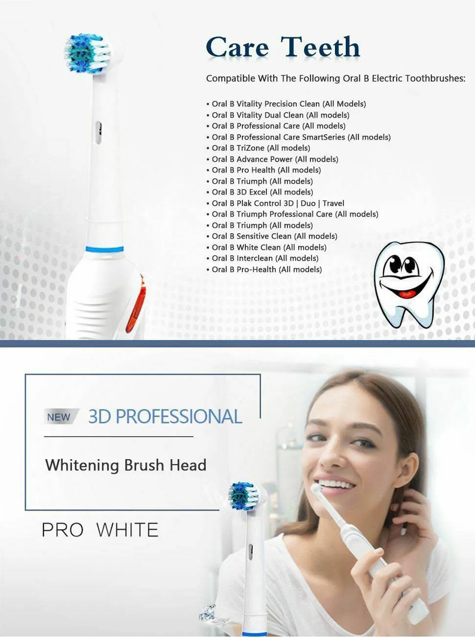 Насадки для электрической зубной щетки Oral B Braun 20/4 шт.|Диспенсеры пасты| |