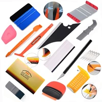 foshio car wrap accessories auto carbon film vinyl install scraper tools stickers cutter knife window tints soft squeegee set