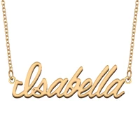 necklace with name isabella for his her family member best friend birthday gifts on christmas mother day valentines day