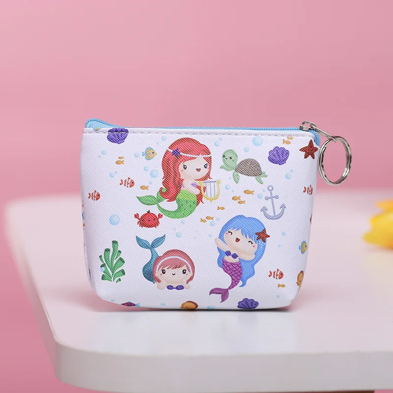 Новый Кошелек из искусственной кожи для хранения монет мультяшных персонажей