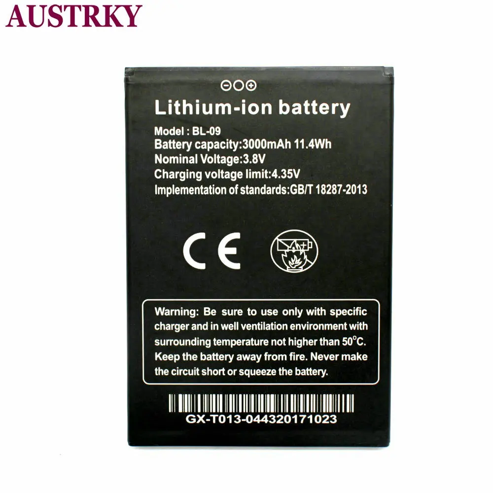 Аккумулятор BL09 BL 09 3000 мА · ч литий-ионный аккумулятор для мобильного телефона THL T9