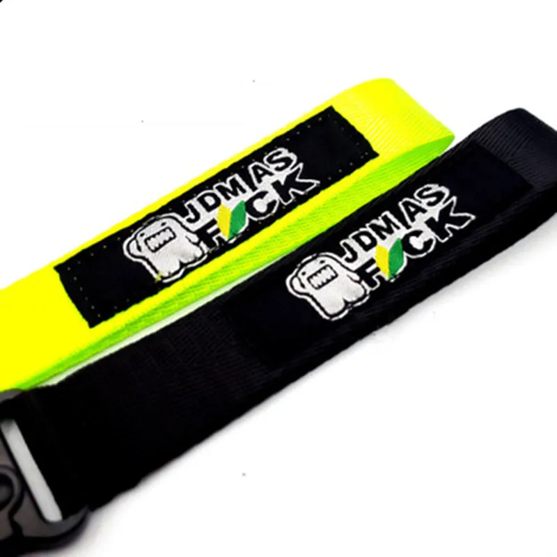 VEHICAR JDM Style Car Key Chain Backpack Embroidery Trailer Belt Personalized Auto Ring Wrist Lanyard Holder | Автомобили и