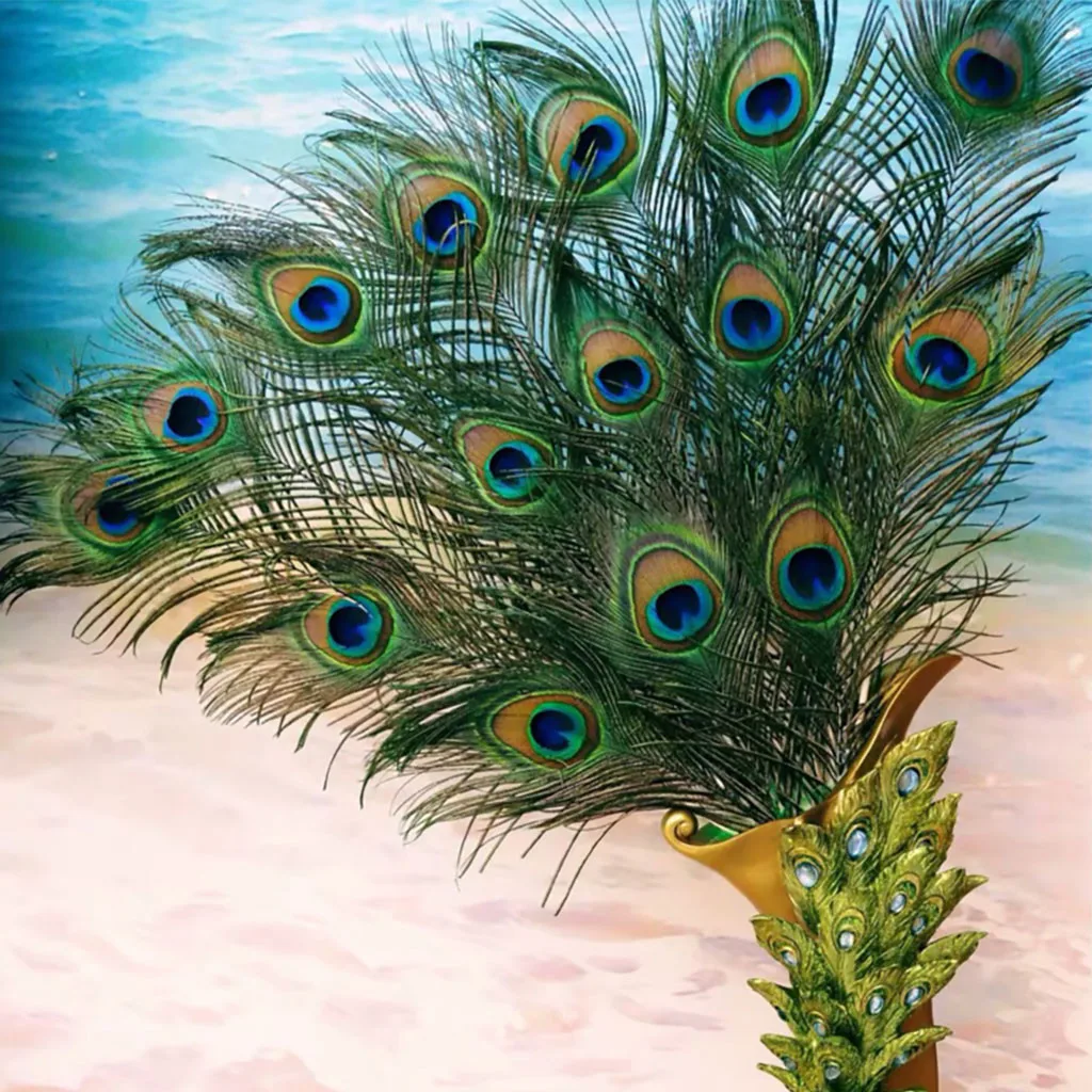 

20pcs Top Quality Peacock Feathers for Decoration 25-30CM Natural Peacock Feather Decor DIY Jewelry Handicraft Accessories