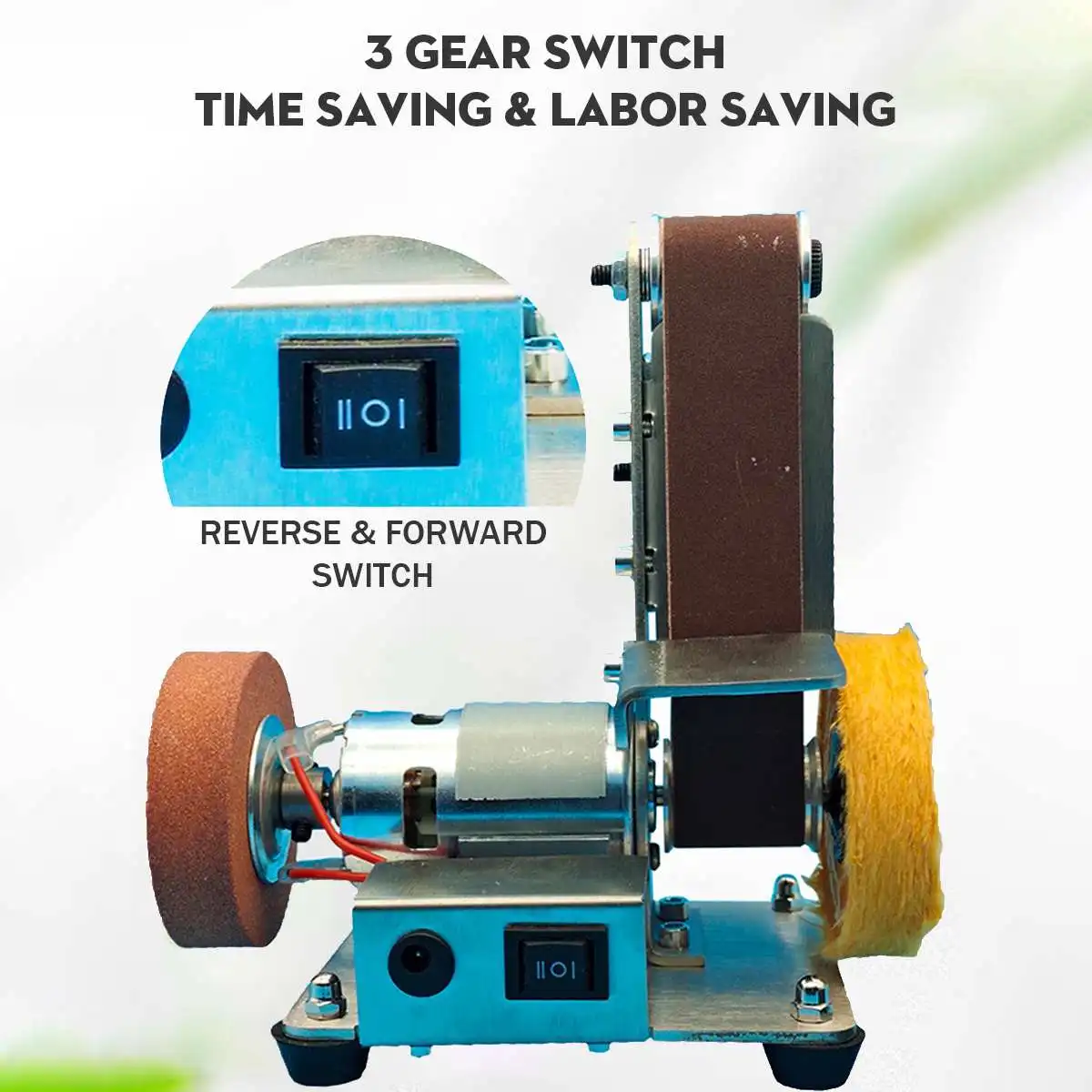 3 см в 1 многофункциональная электрическая ленточная шлифовальная машинка сделай