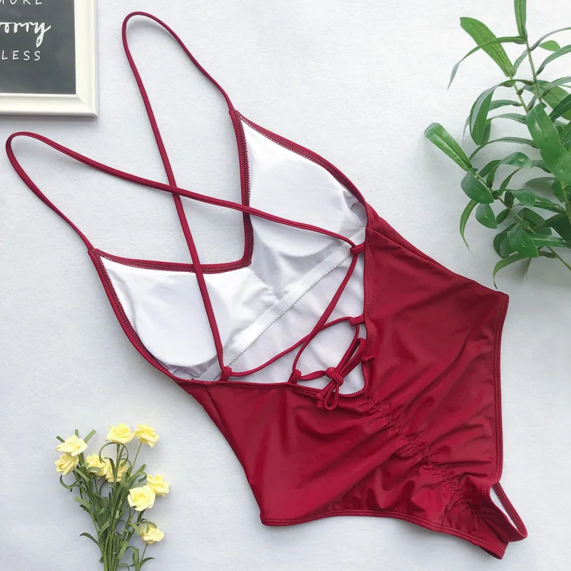 Новинка 2020 Женский облегающий купальник без застежек|Купальники| |