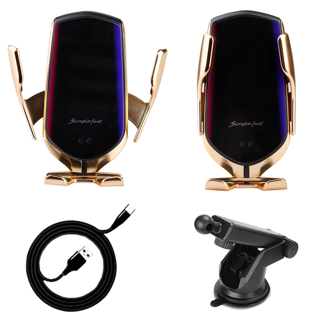 R1 R2 R3 автоматическое зажимное автомобильное беспроводное зарядное устройство 10