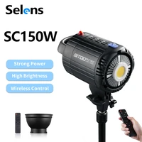 selens sc 150w sc150w 150ws 5600k white version lcd panel led video light continuous output bowens mount studio light