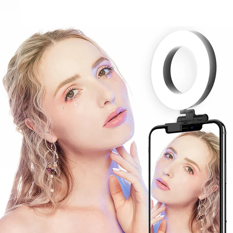 fill light mini portable color temperature adjustment 200mah battery mobile phone computer camera live beauty fill light free global shipping
