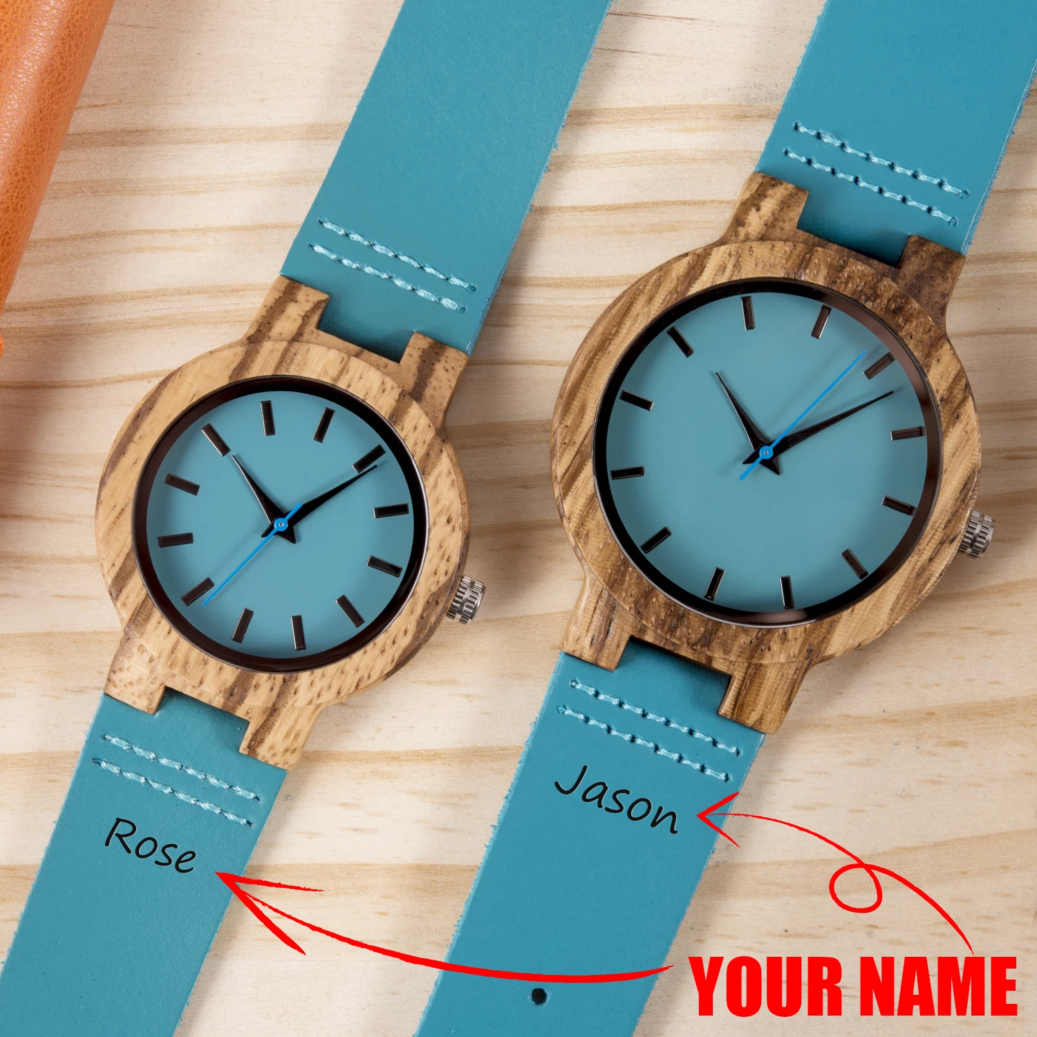 Парные часы BOBO BIRD парные индивидуальные деревянные Мужские Женские кварцевые