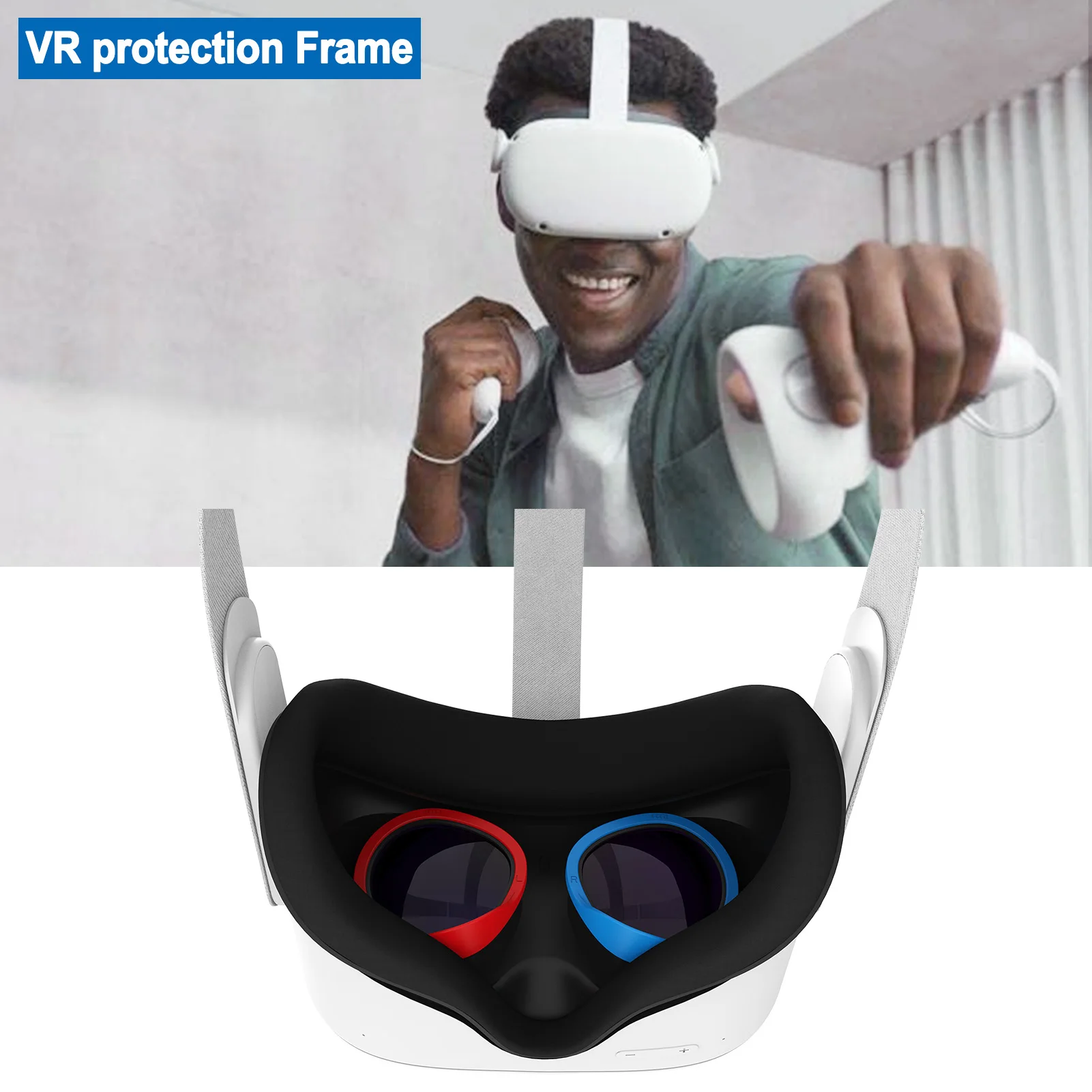 Объектив VR с защитой от царапин для Oculus Quest 2 защитные очки оправа линзы