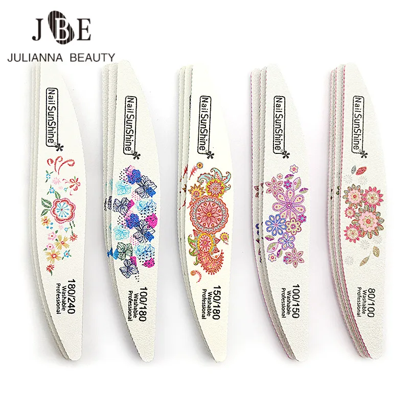 

50 шт., несколько моделей, профессиональная двухсторонняя печать, пилочка для ногтей, моющаяся шлифовка, полировка, инструменты для дизайна н...