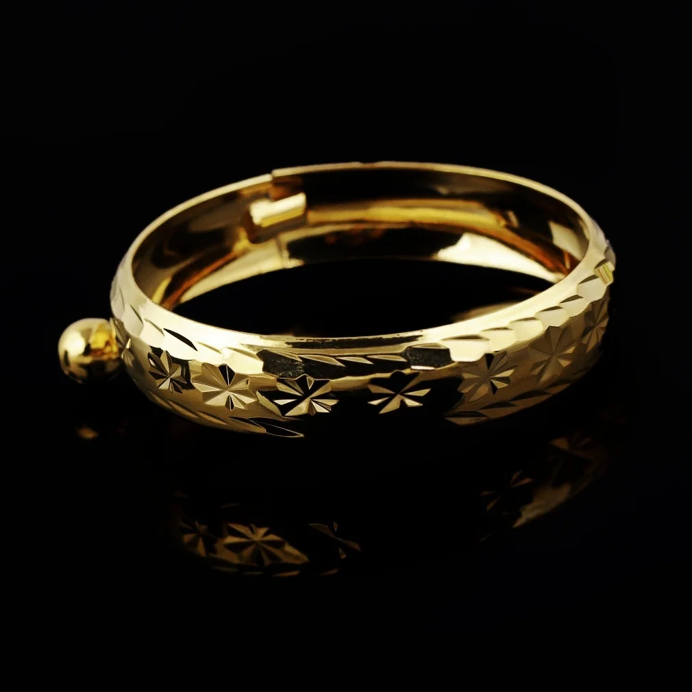 Детские золотые браслеты антиаллергический браслет для детей золотого цвета