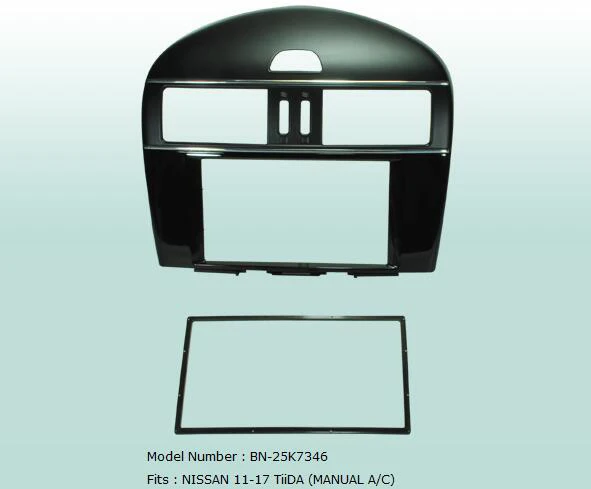 Автомобильная облицовка 2 Din рамка для радио аудио панели комплект приборной Nissan