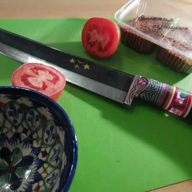 Пчак для кухни приготовления и быстрой шинковки мяса овощей SM48 | Дом сад