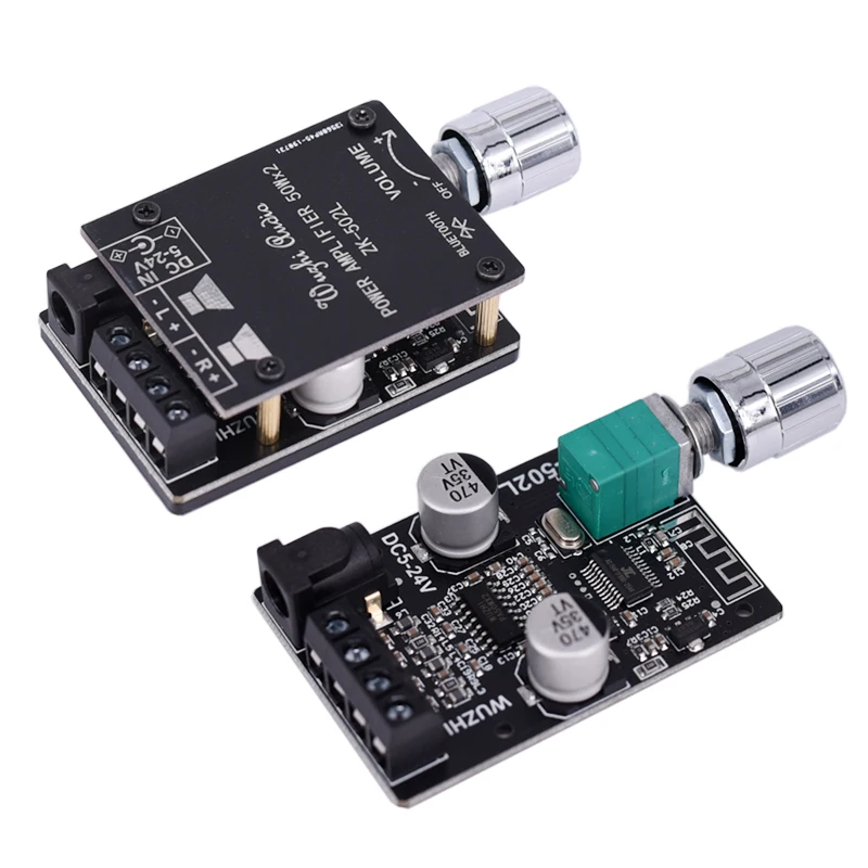 

Аудио динамики DIY Bluetooth 5,0 цифровой усилитель высокой мощности стереоплата 50 Вт + 50 Вт усилитель аудио домашний кинотеатр