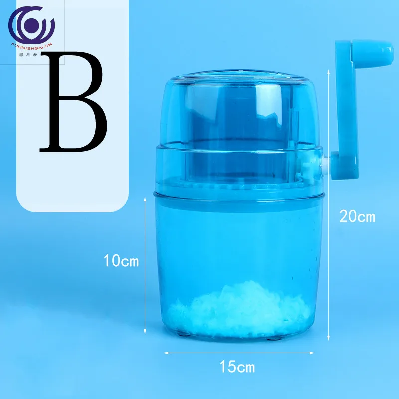 DIY портативная рукоятка из нержавеющей стали ручная дробилка для льда бритва