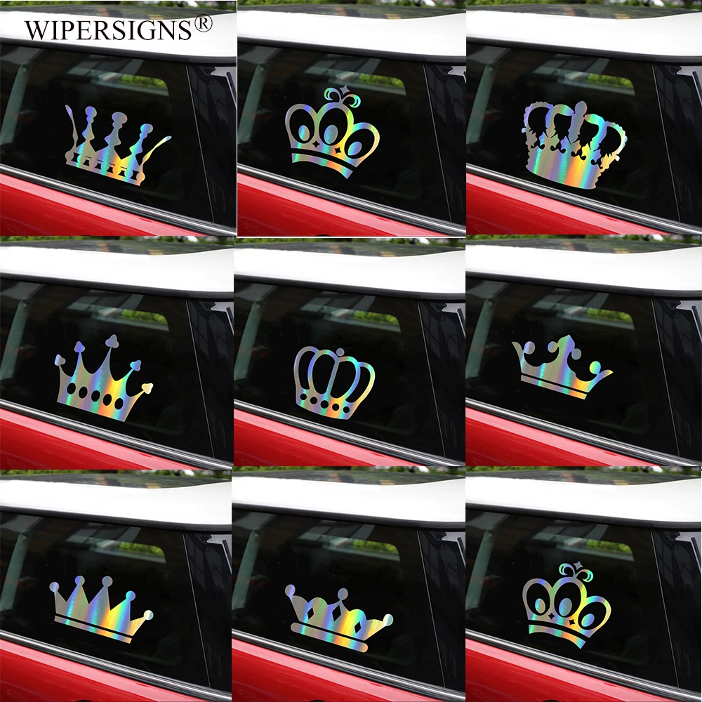 Корона автомобильные наклейки s и воздушный шар Стайлинг бампер наклейка знак