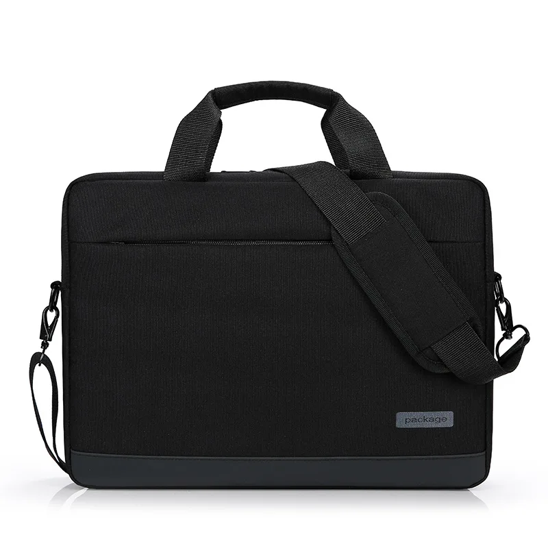 new men briefcase 15 6 inch mens bag stylish waterproof laptop bag mens woman shoulder bag office bags for men maletin hombre free global shipping