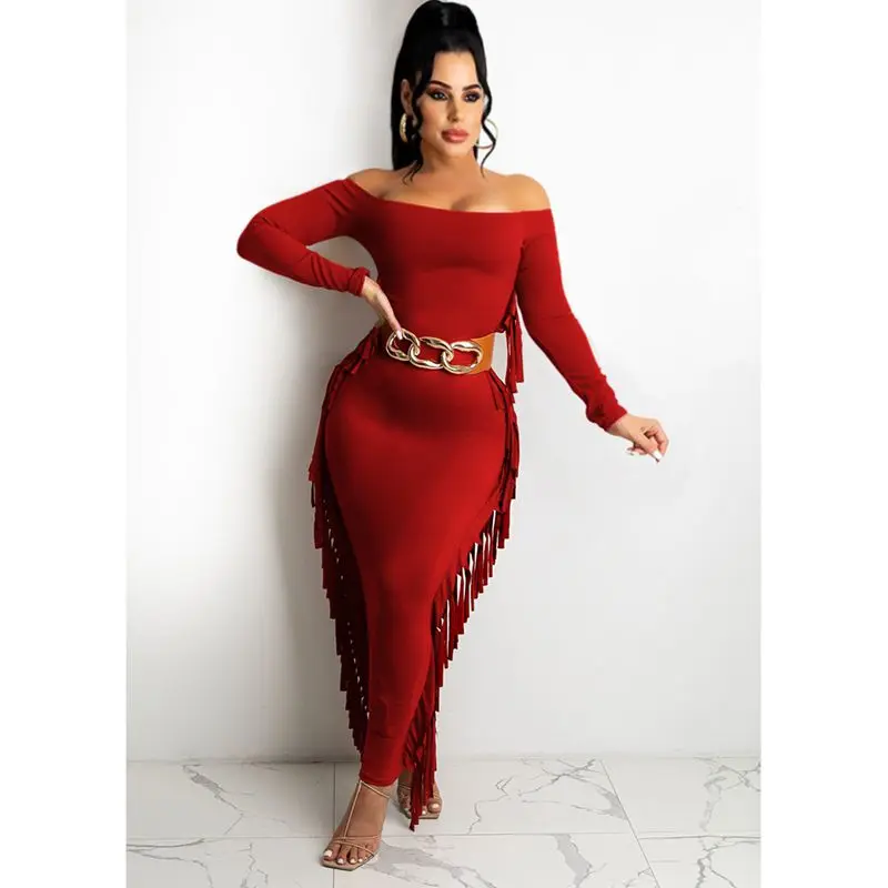 

Осеннее модное сексуальное платье с кисточками, платья для вечеринки, дня рождения для женщин, одежда в готическом стиле, одежда для ночного...