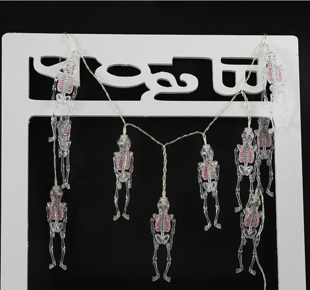 Гирлянда с 10 светодиосветодиодный на батарейках для Хэллоуина 4 фута | Лампы и