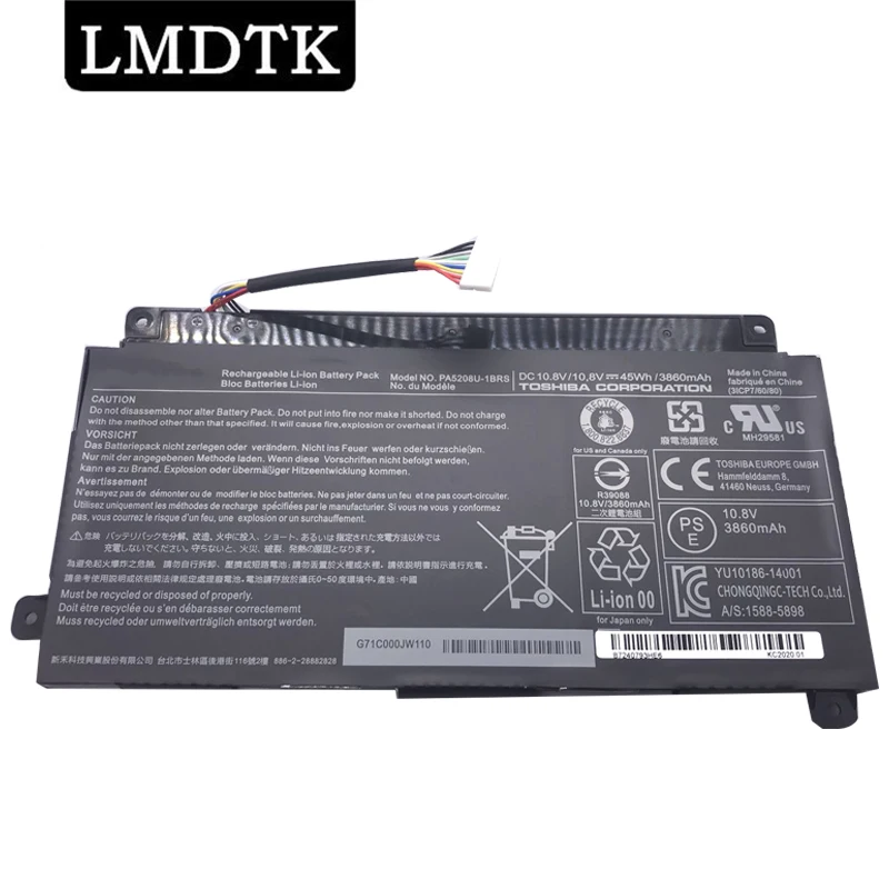 LMDTK Новый аккумулятор для ноутбука Toshiba Chromebook CB30 CB35 PA5208U-1BRS B3330 Satellite E45W P55W |