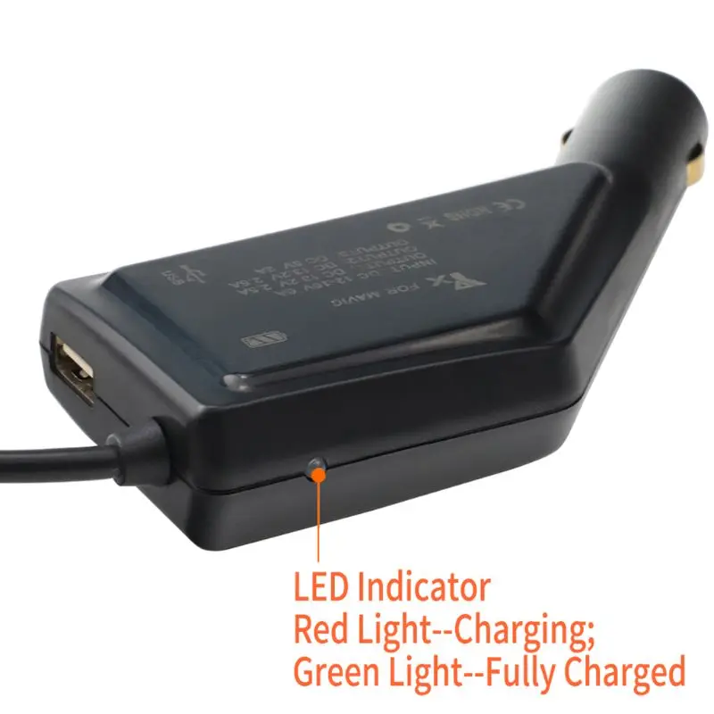

2 In 1 Overcharge Protection USB Car Charger Remote Control Battery Intelligent Charging Device for dji Mavic Pro Accessories