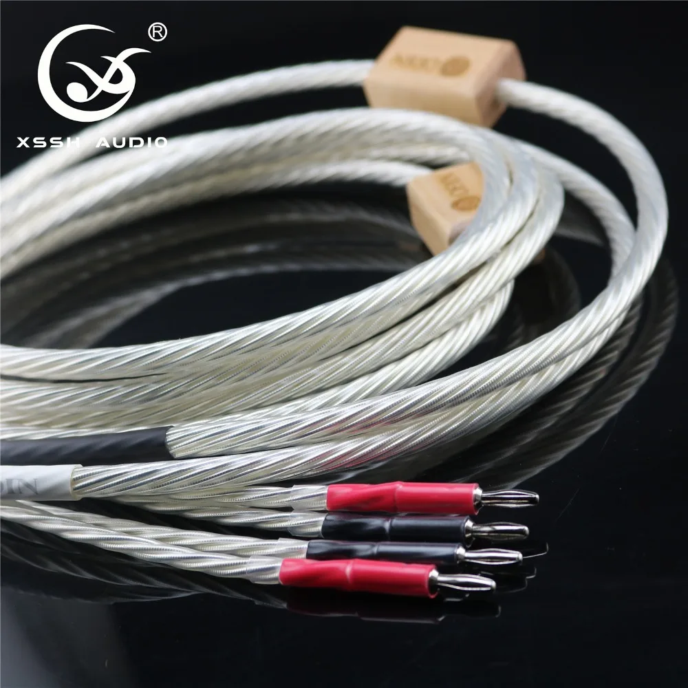 XSSH 2 5 м Подержанный Hi end ODIN Nordost серебристый 16AWG x 6 жильный кабель для динамика