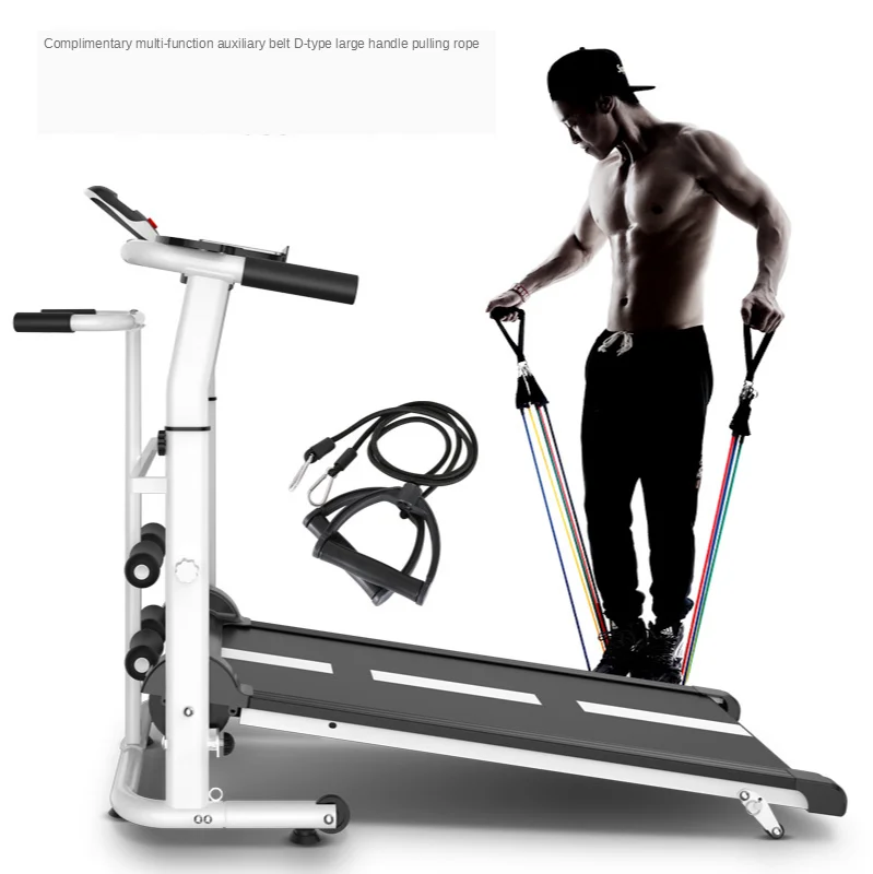 

Treadmill household mini foldable multifunctional mute fitness equipment small simple treadmill