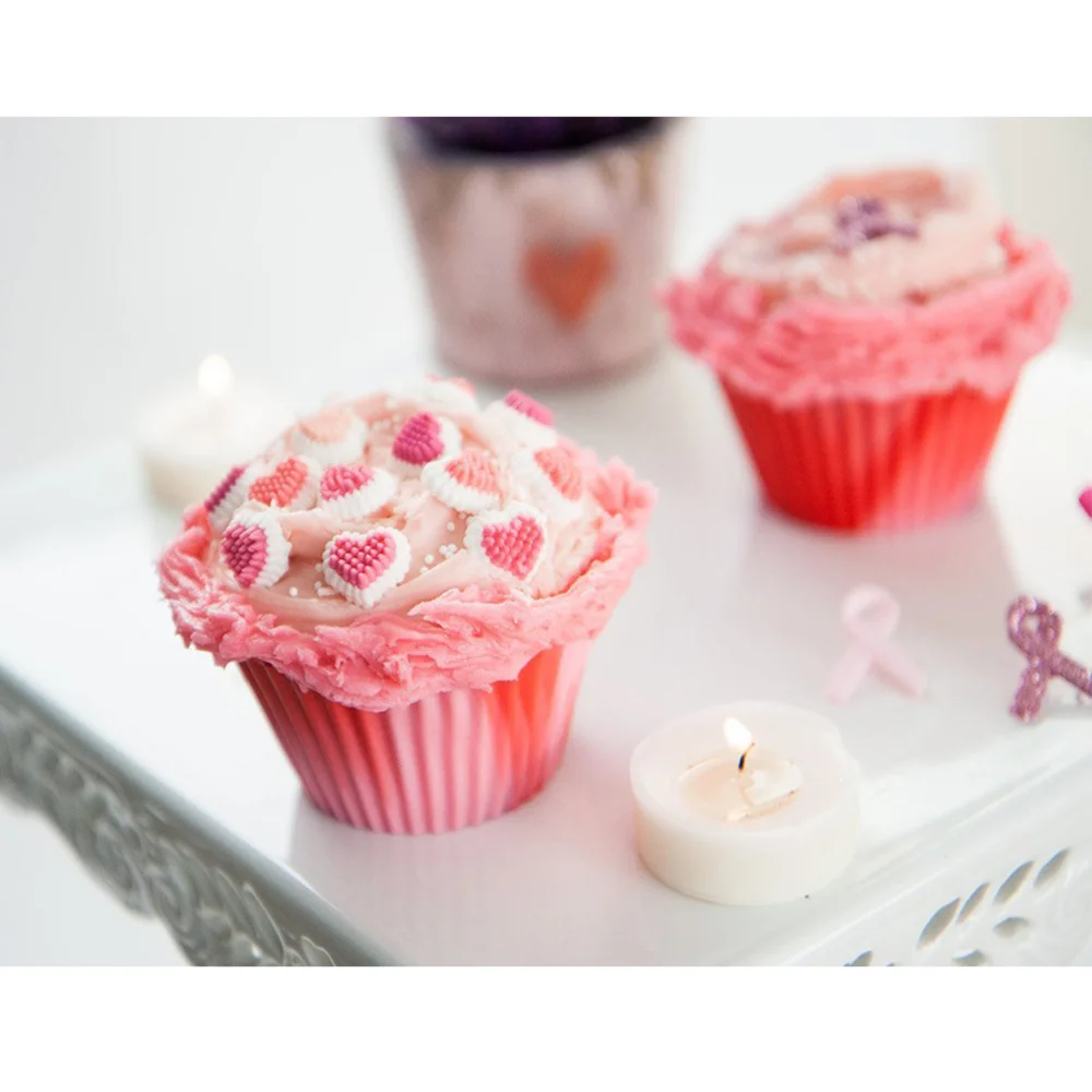 

12 Pcs 7.5CM Round Silicone Reusable Baking Cake Molds Jelly Mould Cupcake Maker Muffin Cup