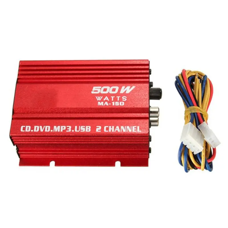 

18W Small Amplifier 12V Car Small Amplifier Car Audio HIFI Amplifier Pure