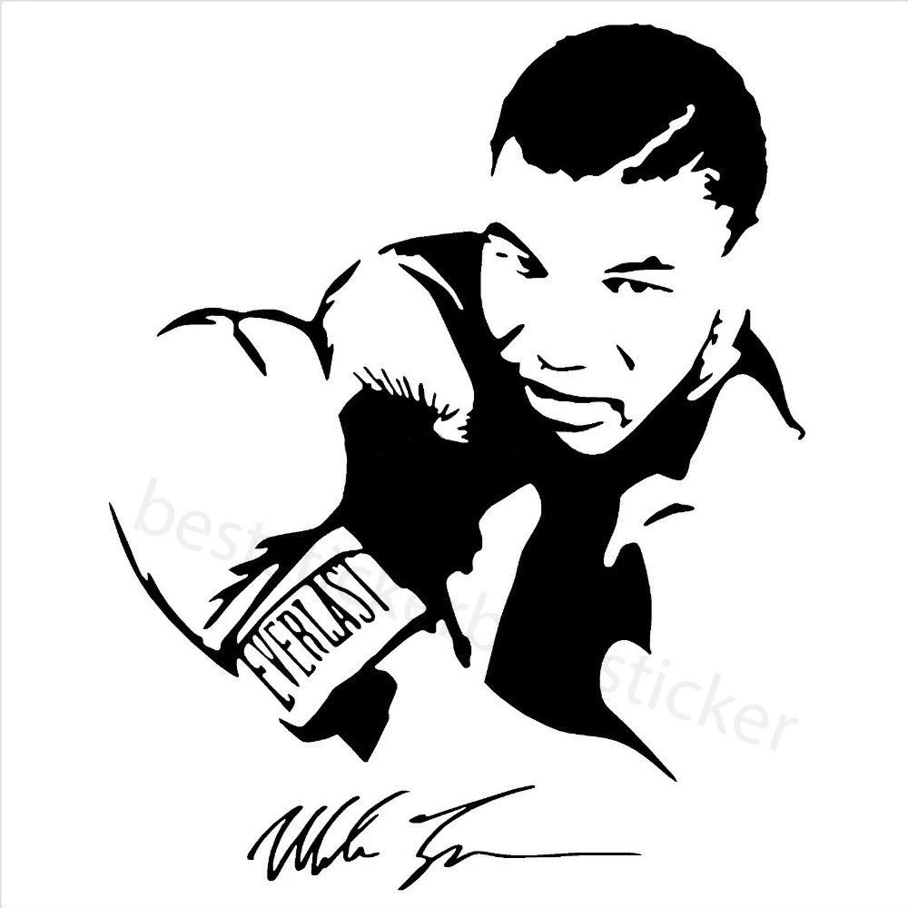 Наклейка на окно автомобиля бампер ноутбук винил наклейка 126 для Iron Mike Tyson