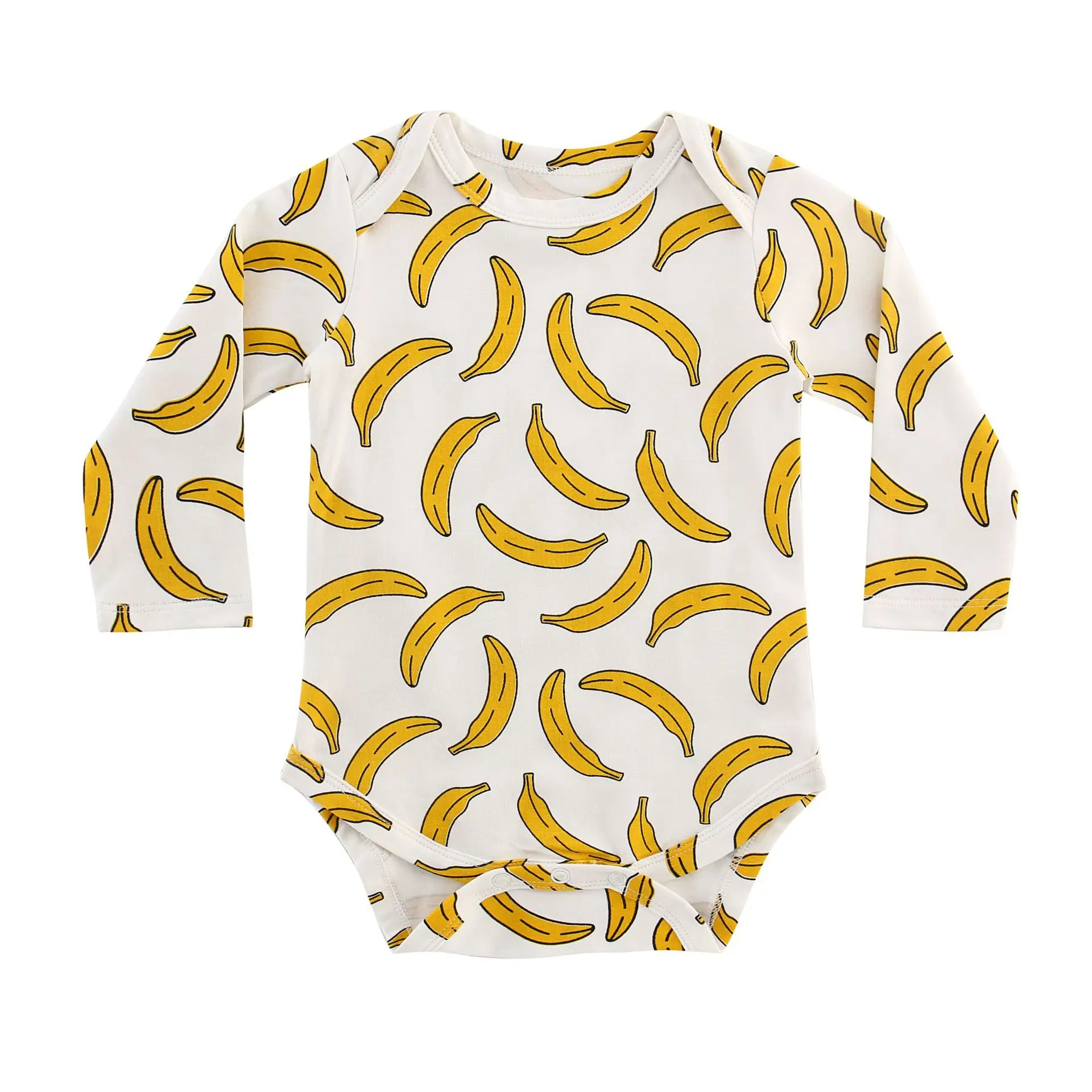 Baby Boy Clothes Newborn Girls Clothing Cotton Banana Print Toddler Bodysuit Baby Spring Romper Long Sleeve Kids Outfits
