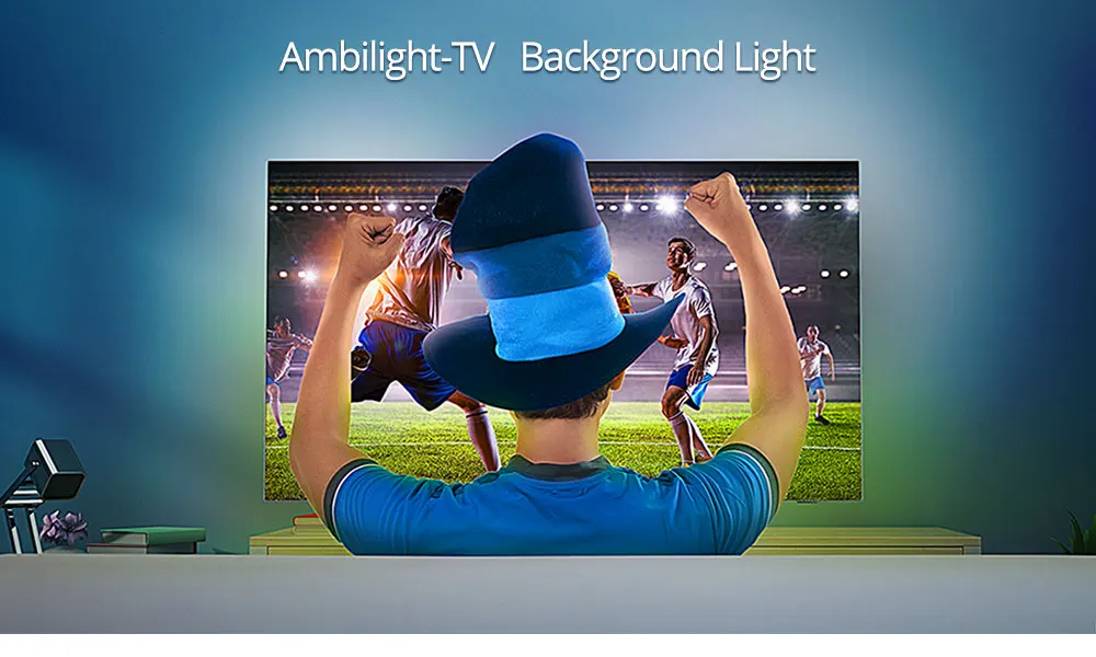 USB Ambi светильник, ТВ, ПК, экран, светодиодный, подсветка, 5050 RGB, светодиодный светильник, комплект, 1 м/2 м/3 м/4 м/5 м, меняющие цвет, полоски, монитор цвета мечты