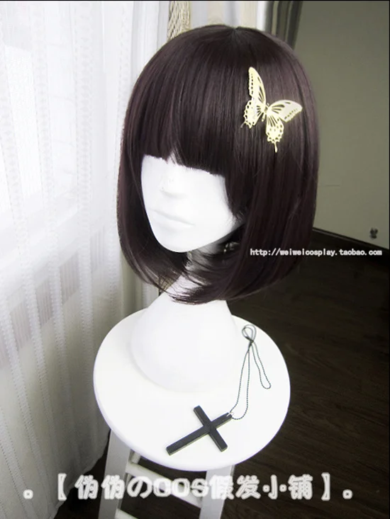 Pelucas de Cosplay аниме Bungo бродячие собаки Akiko Yosano салонный резистент al Heat rizado corto marron 2019 -