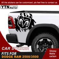 car stickers for dodge ram 25003500 crew cab 64 box trunk splash splatter styling graphic vinyl car decals car accessories