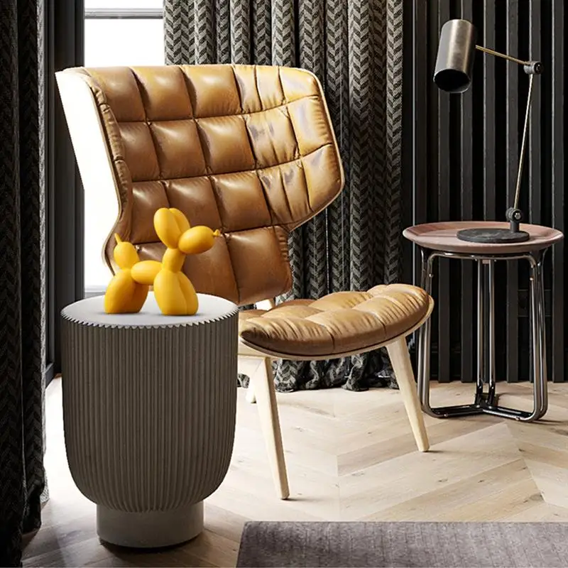 

Balloon Dog Home Decor Cute Resin Animal Desktop Ornaments Statue for Living Room Bedroom TV Cabinet Decoration