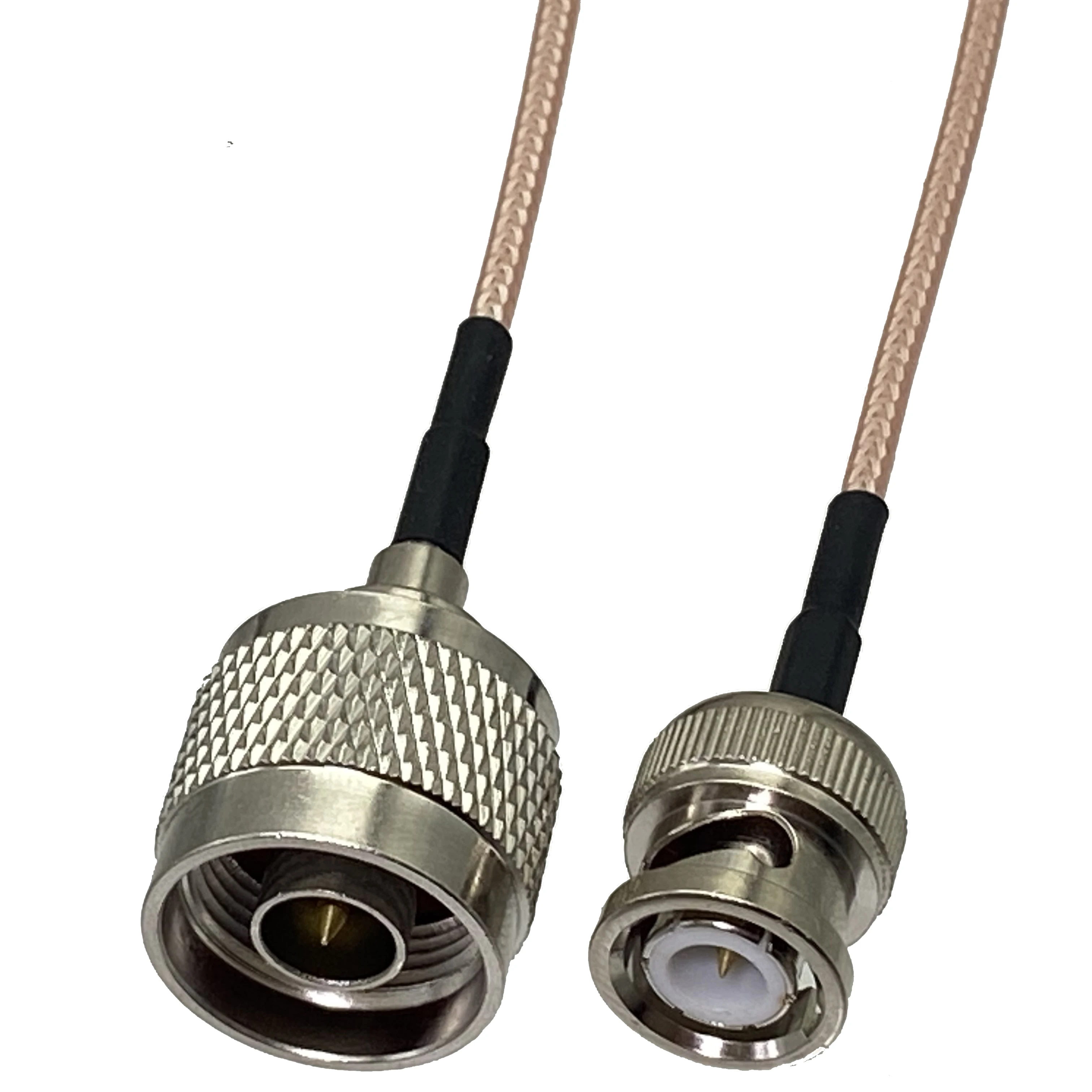 RG316 N штекер к BNC штекер обжимной провод терминал RF коаксиальный преобразователь разъем отрезок перемычка Кабель прямой Новый 4 дюйма ~ 20 м