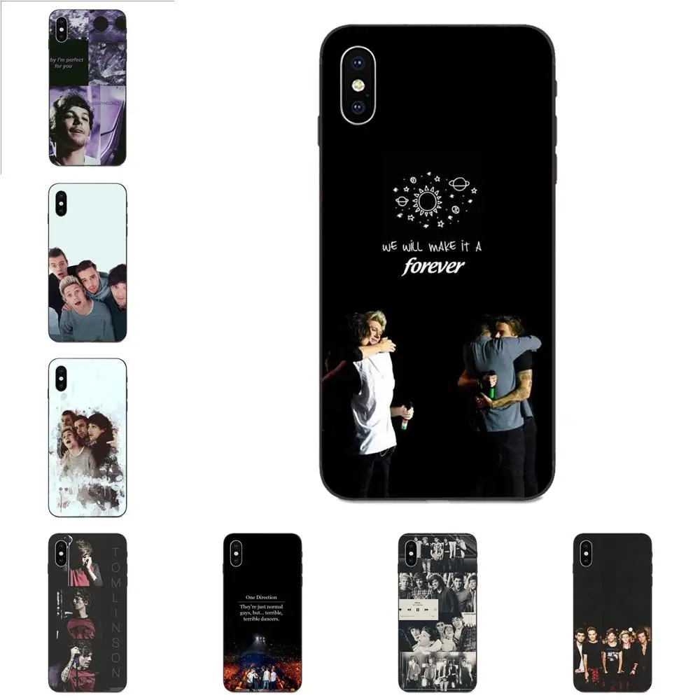Распродажа мягкий милый чехол One Direction 1d Луи Томлинсон Для Apple iPhone 4 4S 5 5S SE 6 6S 7 8 Plus X