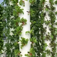 automatic watering system vertical aeroponic tower garden planter
